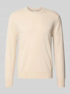 Sweter z dzianiny z czystego kaszmiru - Swetry męskie - miniaturka - grafika 1