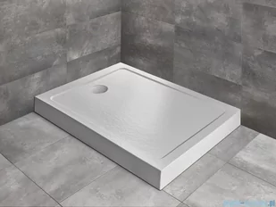 Radaway Doros F Compact Stone brodzik 140x80 biały SDRFP1480-05-04S - Brodziki prysznicowe - miniaturka - grafika 1