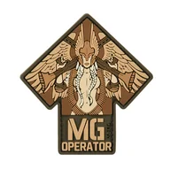 Odzież taktyczna i umundurowanie - M-Tac - Naszywka MG Operator - PVC - Coyote - 51348205 - miniaturka - grafika 1
