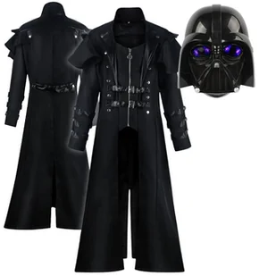 Strój Płaszcz Peleryna Lord Vader Gwiezdne Wojny Star Wars 2Xl 3Xl 182 188 - Stroje karnawałowe - miniaturka - grafika 1