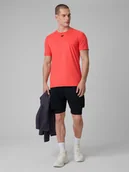 Spodenki męskie - 4F Spodenki treningowe szybkoschnące męskie - czarne XXL - miniaturka - grafika 1