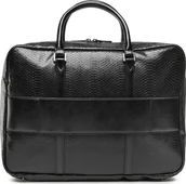 Teczki i aktówki - Guess, Guess, Leather, Leather Briefcase, Laptop Compartiment, Black, 40 x 30 x 9 cm, For Men For Men - miniaturka - grafika 1