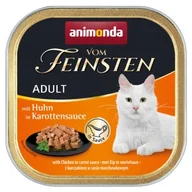 Mokra karma dla kotów - animonda Vom Feinsten Adult 32 x 100 g Kurczak, w sosie marchewkowym - miniaturka - grafika 1