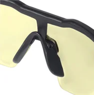 Okulary ochronne - Milwaukee MILWAUKEE OKULARY OCHRONNE ODPORNE NA ZARYSOWANIA ŻÓŁTE - miniaturka - grafika 1