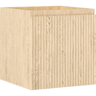 Mexen Rivel szafka łazienkowa podumywalkowa 45 cm, 1 szuflada, ryflowana , dąb - 91A20-04547-1-BF81 - Szafki łazienkowe - miniaturka - grafika 1