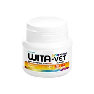 Eurowet SP. z o.o. WITA-VET JUNIOR+ADULT  1G, 80 SZT 5907785440814 - Rośliny i zwierzęta - miniaturka - grafika 1