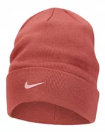 Czapki damskie - Czapka Czerwona Zimowa Nike CW5871-691 r. uniwersalny beanie - miniaturka - grafika 1