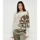 Swetry damskie - Marc Cain Wełniany sweter | Loose fit - miniaturka - grafika 1