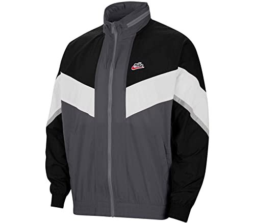 Nike Męska kurtka sportowa M Nsw He Wr+ Jkt Hd Unld szary szary (Iron Grey/Black/White) S