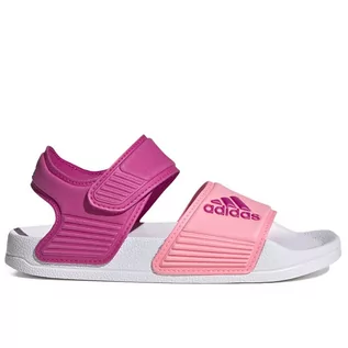 Sandały damskie - Sandały adidas Adilette H06445 - różowe - Adidas - grafika 1