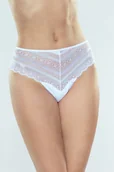 Majtki damskie - Eldar Hariet koronkowe majtki Białe XL - miniaturka - grafika 1