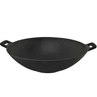 Akcesoria do grilla - Activa BASICLINE Wok Żeliwny Fi 30 Cm BASICLINE - miniaturka - grafika 1