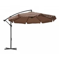 Parasole ogrodowe - Majowo.pl BRĄZOWY PARASOL OGRODOWY DUŻY Z WENTYLACJĄ - 3M CZAPLA BRĄZOWY - miniaturka - grafika 1
