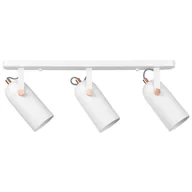 Lampy sufitowe - Lampa spot 3-punktowa metalowa biała TYRIA - miniaturka - grafika 1