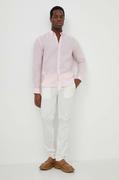 Spodnie męskie - North Sails spodnie męskie kolor biały dopasowane 673071 - miniaturka - grafika 1