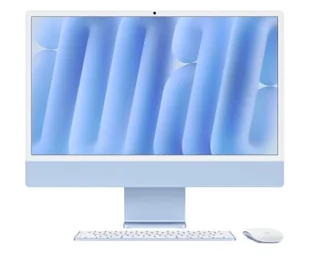 Apple iMac 24 M4/24GB/1TB/MacOS Retina 4,5K Niebieski 10R GPU - Zestawy komputerowe - miniaturka - grafika 1