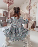 Sukienki i spódniczki dla dziewczynek - Sukienka Niebieskie Marzenie - miniaturka - grafika 1