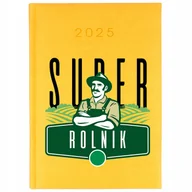 Notesy i bloczki - KALENDARZ A5 2025 CYTRYNOWY Książkowy Na Prezent Dla SUPER ROLNIKA Wzory - miniaturka - grafika 1