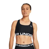 Bielizna sportowa damska - Biustonosz fitness Under Armour HG Authentics Mid Branded - miniaturka - grafika 1