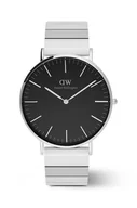Zegarki męskie - Daniel Wellington zegarek męski kolor srebrny DW00100774 - miniaturka - grafika 1