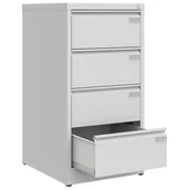 Meble i wyposażenie gabinetów medycznych - Szafa gabinetowa z szufladami do dokumentów pacjentów SZK 304/4 LX - miniaturka - grafika 1