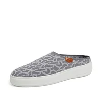 Trampki damskie - Dearfoams Damskie tenisówki Annie, szara dzianina, rozmiar 5,5 UK, Szare dzianinowe, 38.5 EU - miniaturka - grafika 1