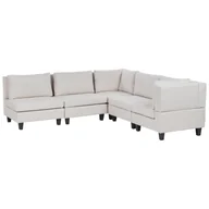 Narożniki - Sofa narożna unstad jasnobeżowy lewostronny B513630 - miniaturka - grafika 1