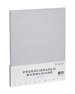Prześcieradła - Prześcieradło 160 x 200 Baw bez Gumki Simply Szary - miniaturka - grafika 1