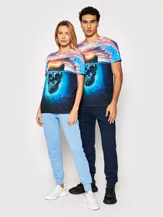 Koszulki i topy damskie - Miss Mr. GUGU & GO T-Shirt Unisex Skull Island Kolorowy Regular Fit - grafika 1