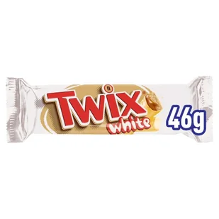 Twix White Ciasteczka oblane karmelem i białą czekoladą 46 g (2 x 23 g) - Batoniki - miniaturka - grafika 1