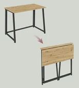 Biurka - Leobert Biurko Komputerowe MAX 1.0 - artisan / czarne nogi - miniaturka - grafika 1