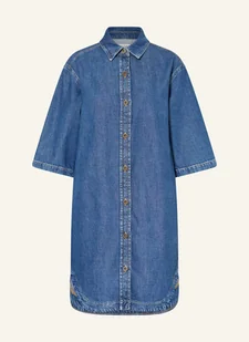Marc O'polo Sukienka Jeansowa Z Rękawami 3/4 blau - Sukienki - miniaturka - grafika 1