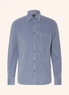 Koszule męskie - Boss Koszula Sztruksowa Relegant Regular Fit blau - BOSS - miniaturka - grafika 1