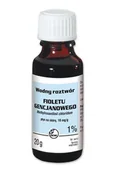 Apteczki i materiały opatrunkowe - Gemi P.p.f. Warszawa Gencjana wodny roztwór filoletu gencjanowego, 1%, 20 ml - miniaturka - grafika 1