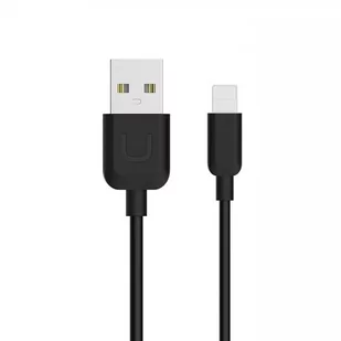USAMS Kabel U-Turn lightning 1m czarny/black 2A IPUSBXD01 (US-SJ097) - Kable USB - miniaturka - grafika 2