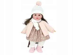 Lalka Bobas 40cm Jak Żywa. Interaktywna - Lalki dla dziewczynek - miniaturka - grafika 1