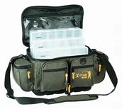 Inne akcesoria dla wędkarzy - Torba wędkarska z 4 pudełkami Jaxon 50x25x20cm - miniaturka - grafika 1