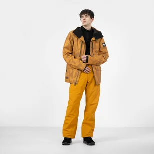 Męskie spodnie narciarskie QUIKSILVER Estate - żółte - Spodnie sportowe męskie - miniaturka - grafika 1