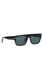 Okulary przeciwsłoneczne - Tom Ford Okulary przeciwsłoneczne Dunning FT0907/S 01V Czarny - miniaturka - grafika 1