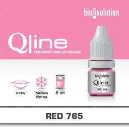 Pigment Bioevolution Red 765 - Qline - 5ml - Pozostałe akcesoria kosmetyczne - miniaturka - grafika 1