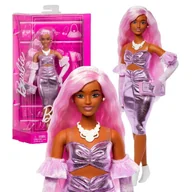 Lalki dla dziewczynek - Barbie Deluxe Style #1 Lalka Modowa Różowe Włosy + Akcesoria Modowe - miniaturka - grafika 1