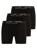 Majtki męskie - Tommy Hilfiger Obcisłe bokserki pakowane po 3 szt. Mężczyźni Bawełna czarny jednolity, XL - miniaturka - grafika 1