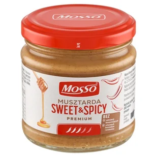 Mosso Premium Sweet & Spicy Musztarda 180 g - Musztardy - miniaturka - grafika 1