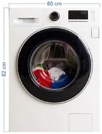 Dekoracje domu - Atrapa - pralka biała - miniaturka - grafika 1