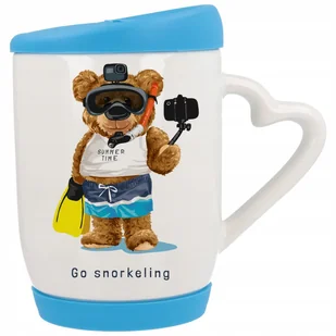 Kubek z Uchem z Sercem z Pokrywka Niebieska Miś Pluszowy Nurkowanie Wzory - Kubki Kubek z Uchem z Sercem z Pokrywka Niebieska Miś Pluszowy Nurkowanie Wzory - Kubki - miniaturka - grafika 1