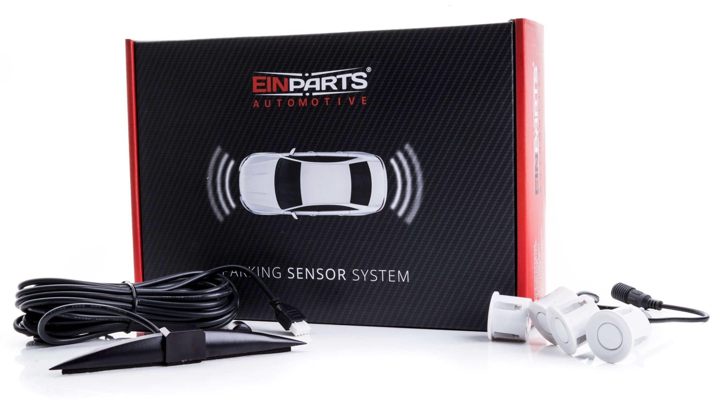 Einparts Automotive EINPARTS AUTOMOTIVE CZUJNIK PARKOWANIA EPP6600 DO SAMOCHODU BIAŁE CZUJNI