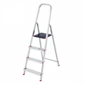 Drabiny - Venbos drabina aluminiowa 3+1 - miniaturka - grafika 1