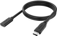 Kable USB - Akasa Type-C Extension Cable CM to CF, 1,2 m - schwarz - miniaturka - grafika 1