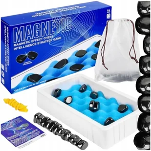 Strategiczna Gra W Szachy Kamienie Magnetyczne Edukacyjne Kulki Zestaw - Gry planszowe - miniaturka - grafika 1