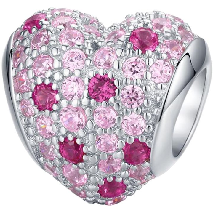 CHARMS SERCE cyrkonie srebro 925 S925